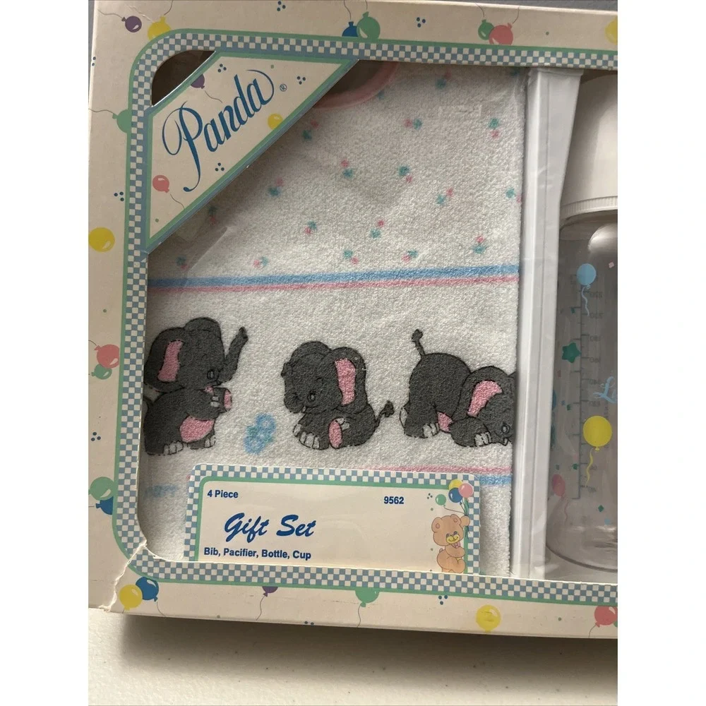 Vintage 1990s Panda Luv N Care Baby Meal Time Gift Set-Unused w/Box Prange Way